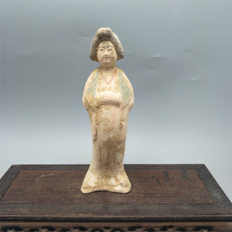 Vintage Collectible Pottery - Antica dinastia Tang Sancai Ceramica Ornamento