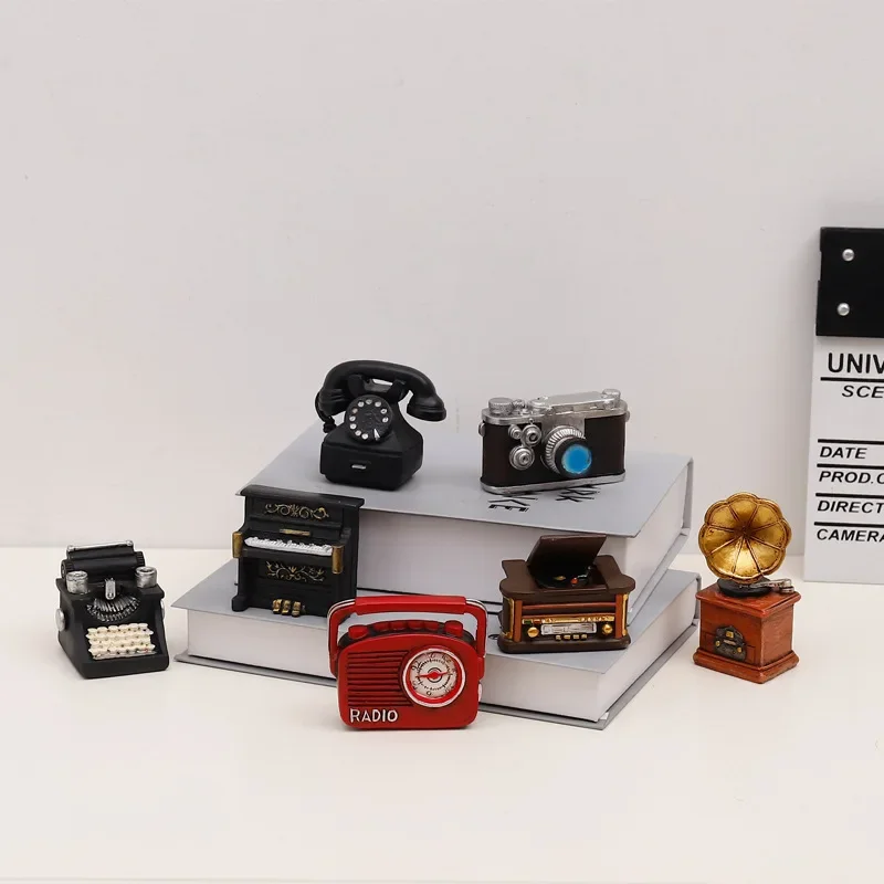 Vintage Collectible Furniture - Mini fotocamera vintage Decor Desktop Fotografia