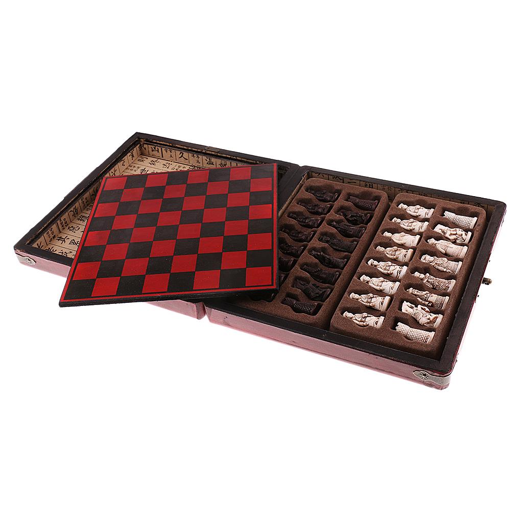 Vintage Collectible Board Games - Set di Scacchi Cinesi in Legno,