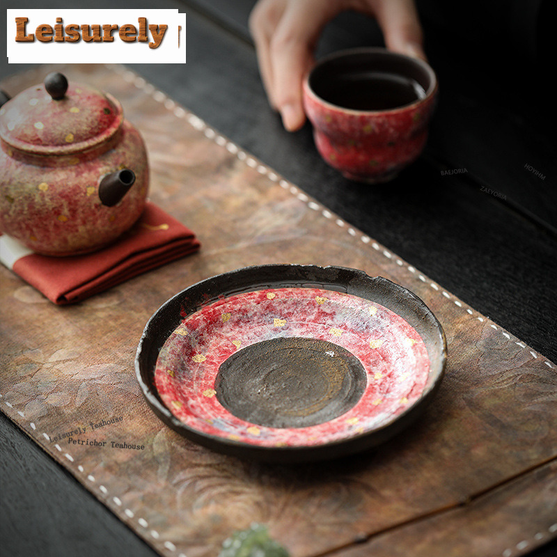 Vintage Collectible Pottery - HOYIHM Vassoio da Tè Artigianale in