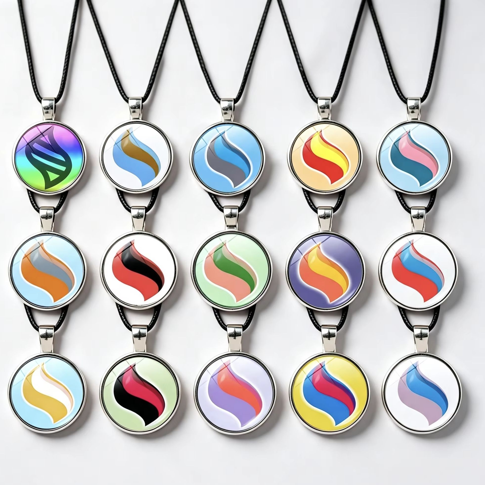 Vintage Necklace - Collana con Cordino in Pelle Pokémon