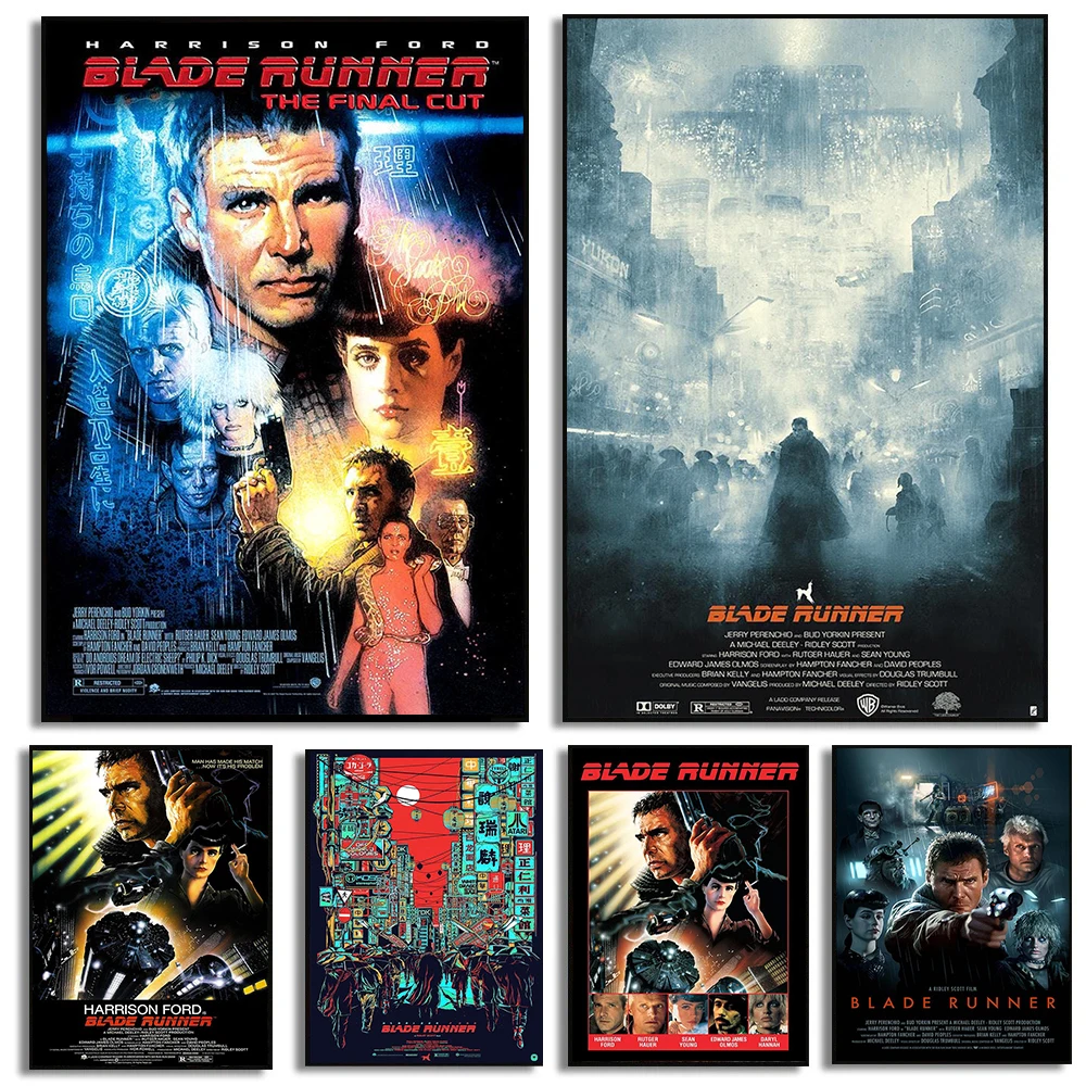Vintage Cartoon Collectible - Poster del film classico Blade Runner