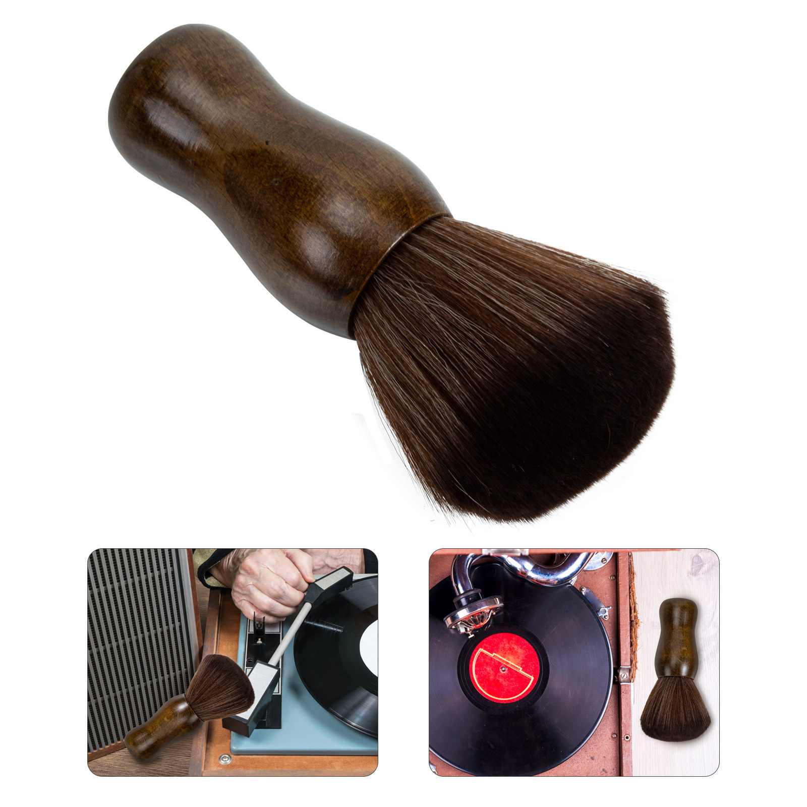 Vinyl Record Cleaner - Spazzola Professionale per la Pulizia dei