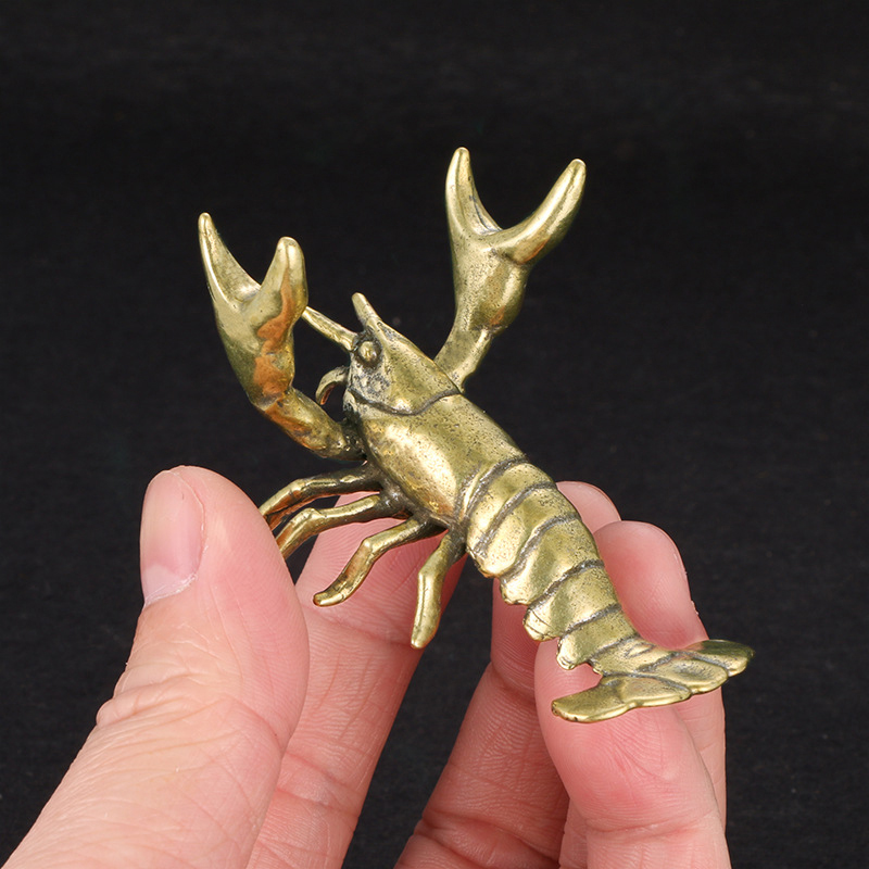 Vintage Collectible Furniture - 【F】Ornamento in ottone massiccio a forma