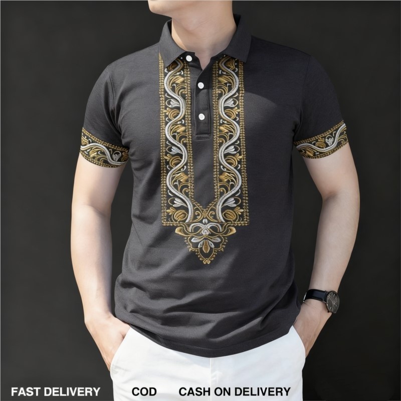 Polo Barong da uomo 2026, stil - Vintage Collectible Buttons recensione e prezzo