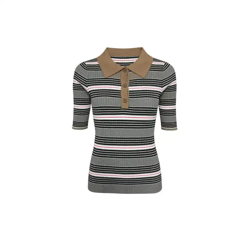 T-shirt da donna slim in seta  - Vintage Collectible Buttons recensione e prezzo