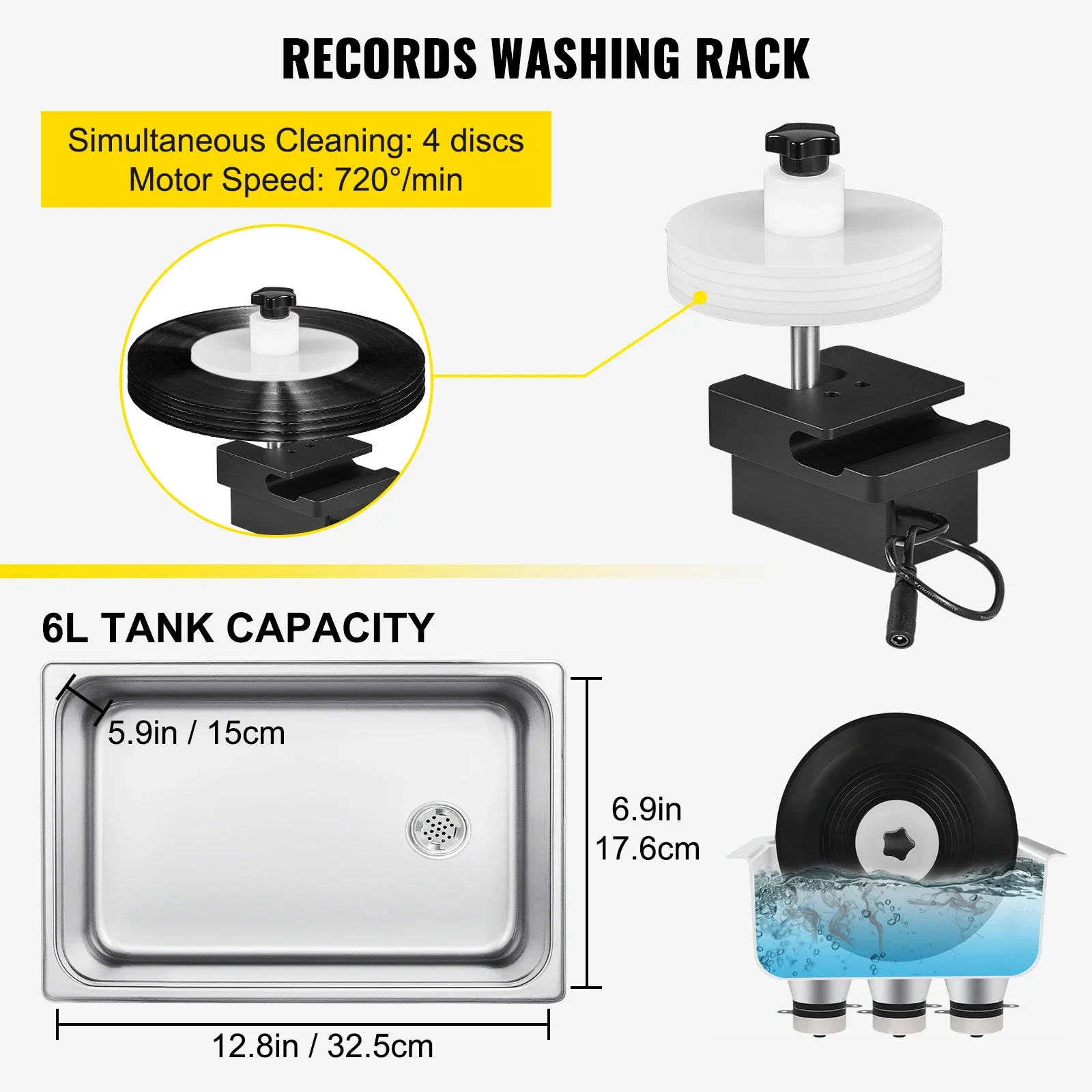 SIHAO 6L Pulitore per dischi i - Vinyl Record Cleaner recensione e prezzo