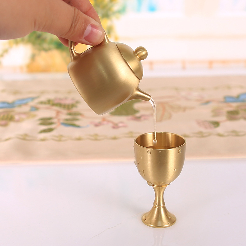 Mini Teiera in Ottone, Decoraz - Vintage Collectible Furniture recensione e prezzo