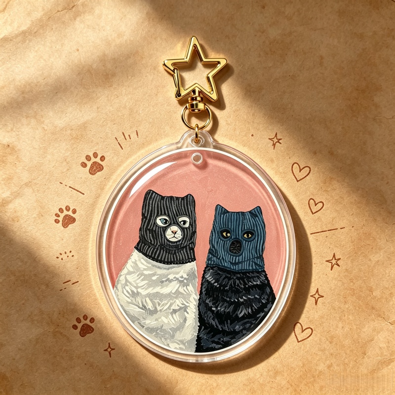 Portachiavi in acrilico con ga - Vintage Cartoon Collectible recensione e prezzo