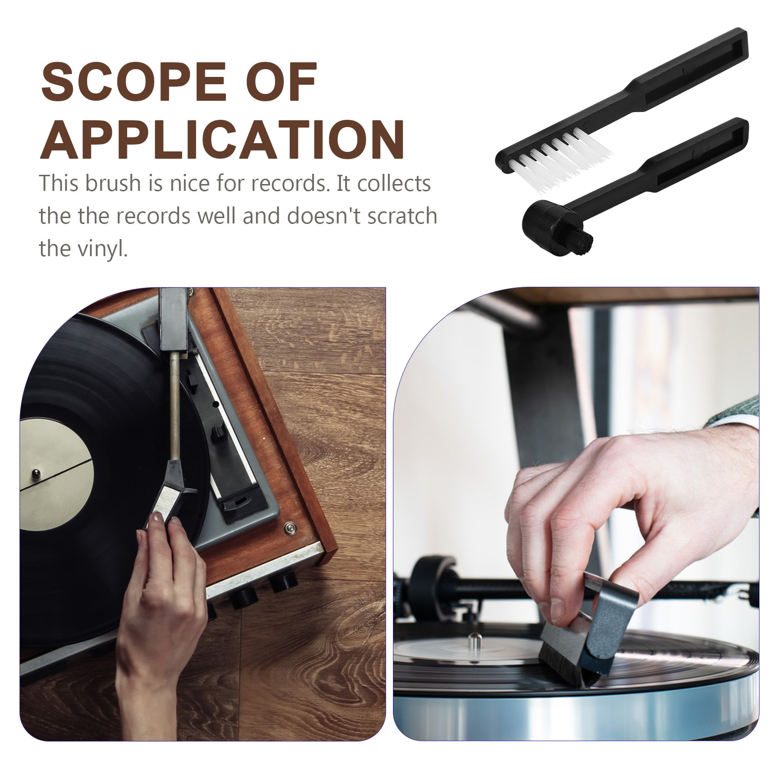 2 Pezzi Spazzola per la Pulizi - Vinyl Record Cleaner recensione e prezzo