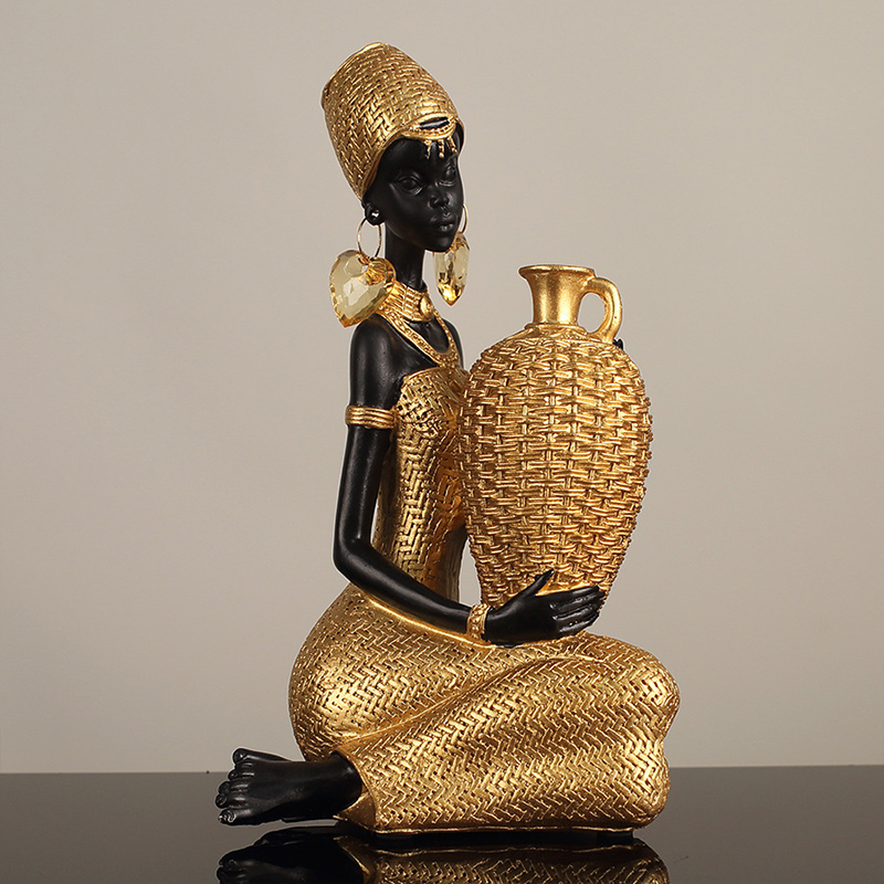 Scultura di Ragazza Africana c - Vintage Collectible Furniture recensione e prezzo
