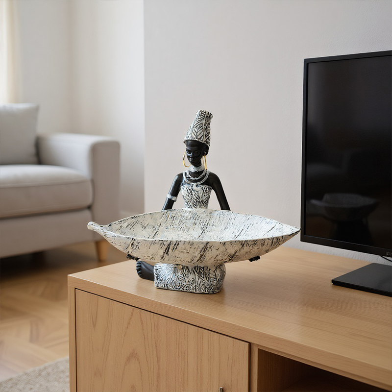 Scultura di Ragazza Africana c - Vintage Collectible Furniture recensione e prezzo