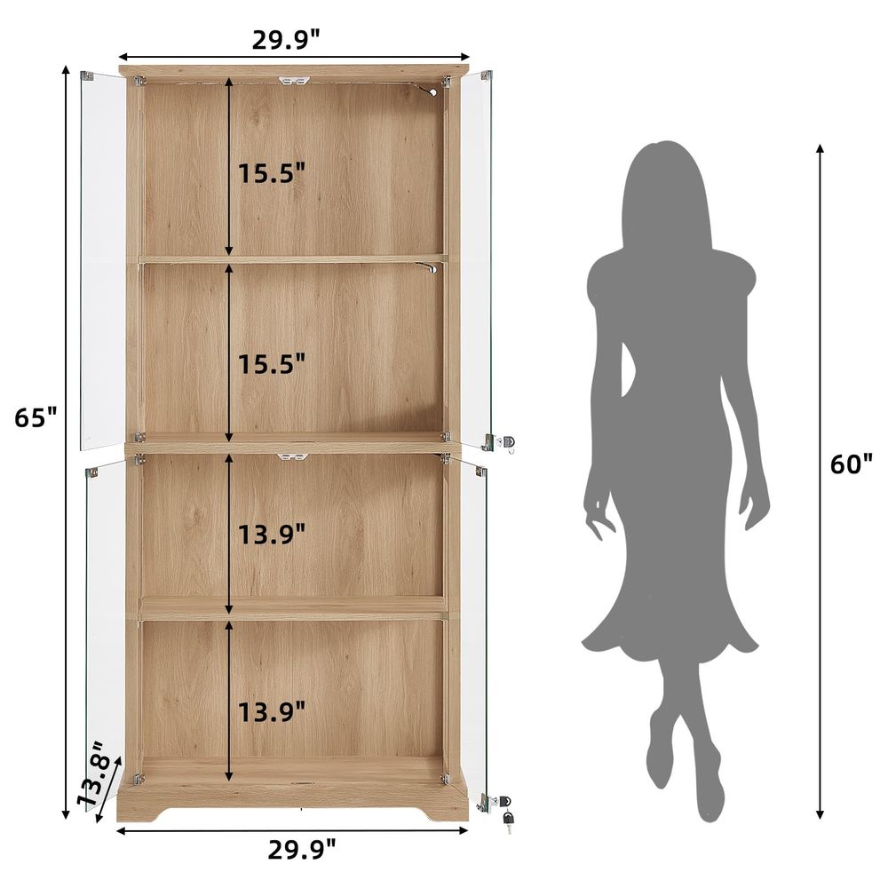 Vetrina in vetro stile rustico - Collectible Collection recensione e prezzo