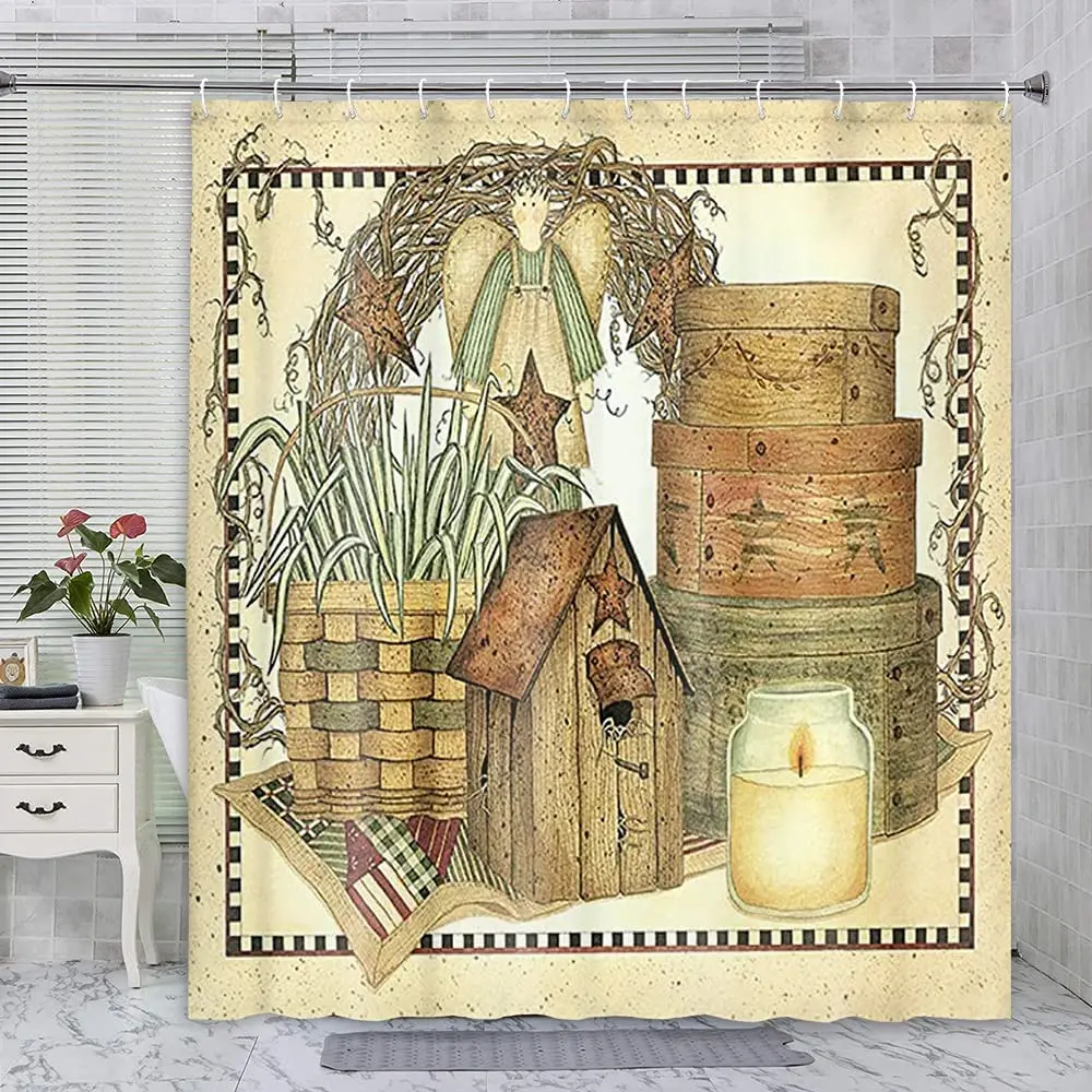 Tenda da doccia vintage rustic - Vintage Cartoon Collectible recensione e prezzo